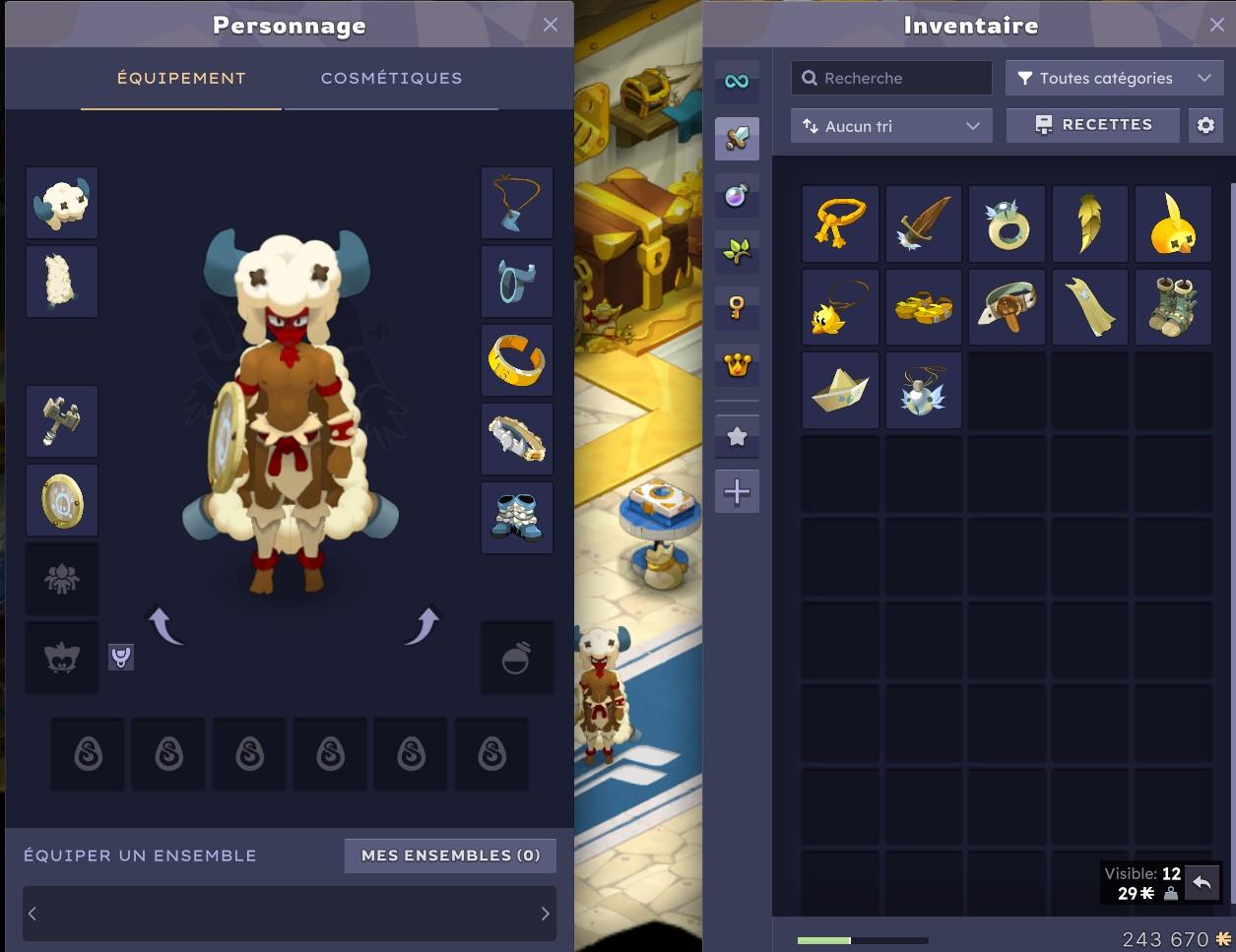 Kamas dofus unite pano bouftou